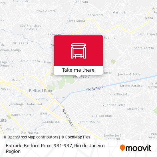 Estrada Belford Roxo, 931-937 map