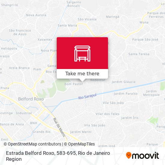Estrada Belford Roxo, 583-695 map