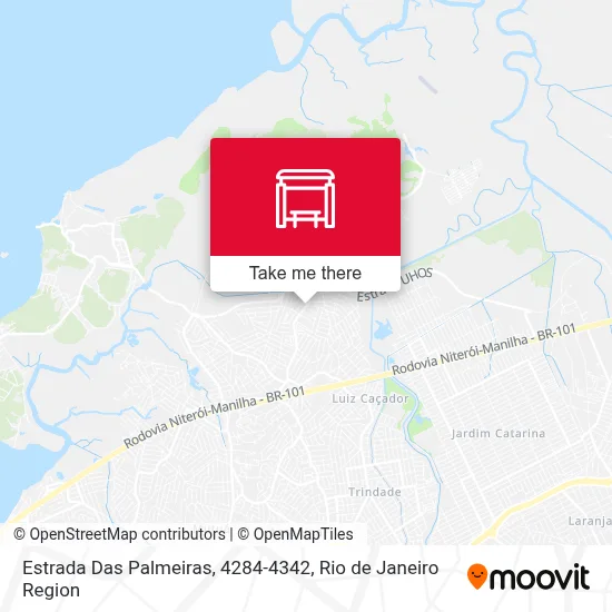 Estrada Das Palmeiras, 4284-4342 map