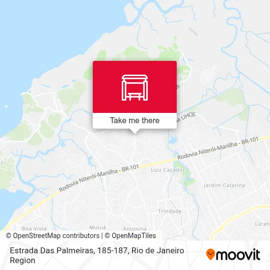 Estrada Das Palmeiras, 185-187 map