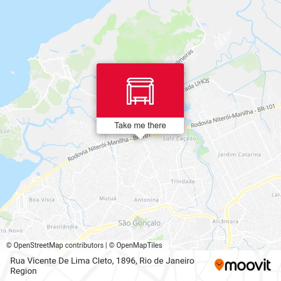 Rua Vicente De Lima Cleto, 1896 map