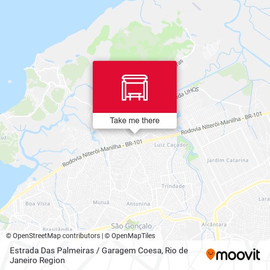 Estrada Das Palmeiras / Garagem Coesa map