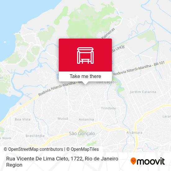 Rua Vicente De Lima Cleto, 1722 map