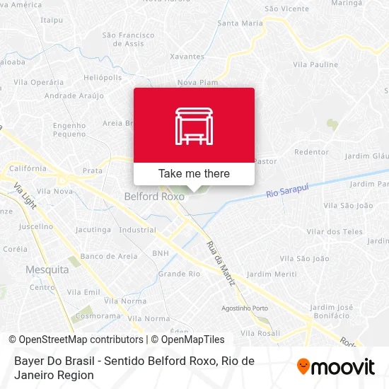 Bayer Do Brasil - Sentido Belford Roxo map