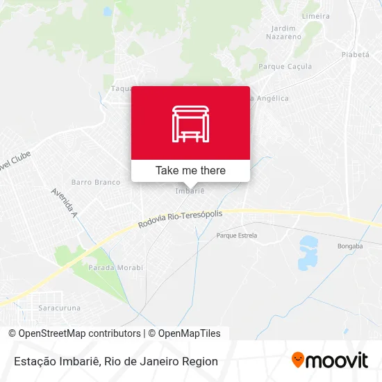 Estação Imbariê map