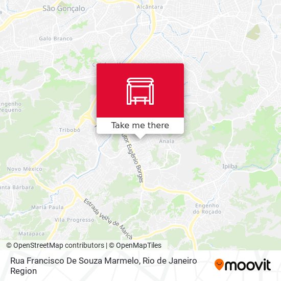 Rua Francisco De Souza Marmelo map