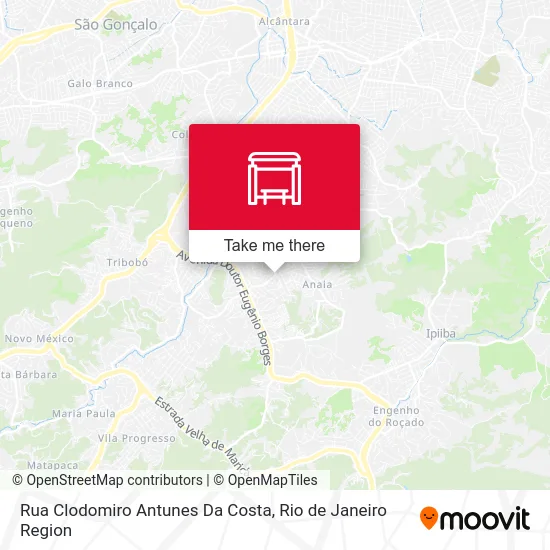 Rua Clodomiro Antunes Da Costa map