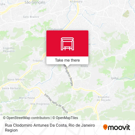 Rua Clodomiro Antunes Da Costa map