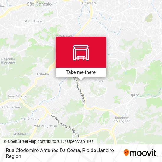Rua Clodomiro Antunes Da Costa map