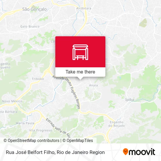 Rua José Belfort Filho map