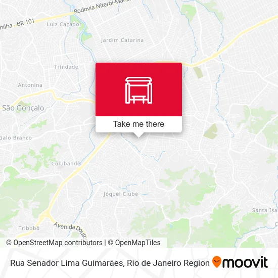 Rua Senador Lima Guimarães map