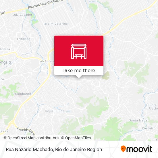 Rua Nazário Machado map