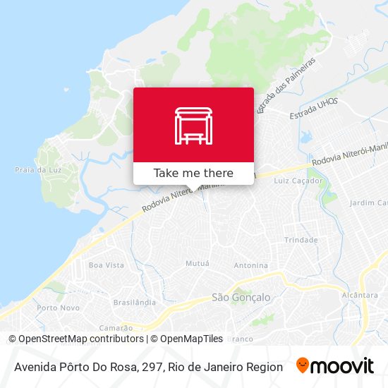 Avenida Pôrto Do Rosa, 297 map