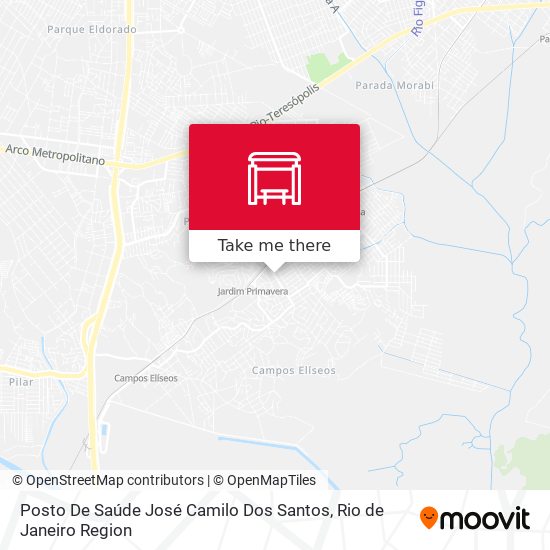 Posto De Saúde José Camilo Dos Santos map