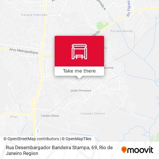Rua Desembargador Bandeira Stampa, 69 map