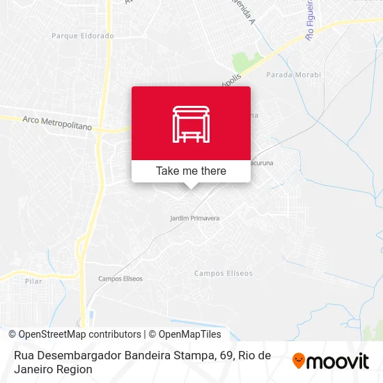 Rua Desembargador Bandeira Stampa, 69 map