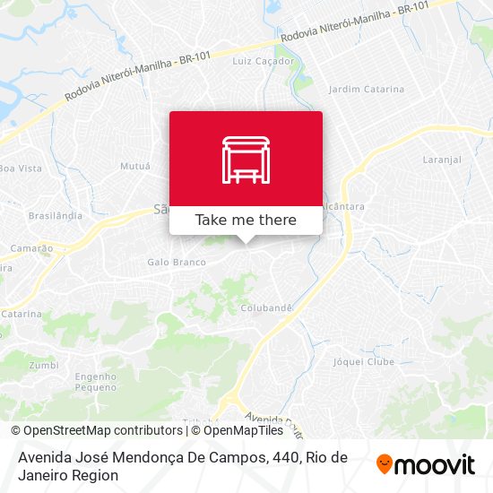 Avenida José Mendonça De Campos, 440 map