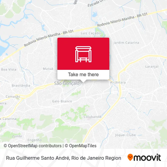Rua Guilherme Santo André map