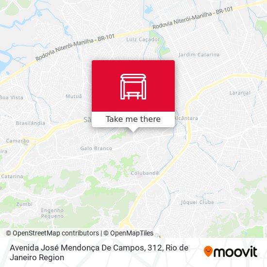 Avenida José Mendonça De Campos, 312 map