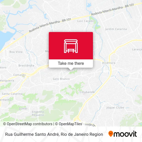 Rua Guilherme Santo André map