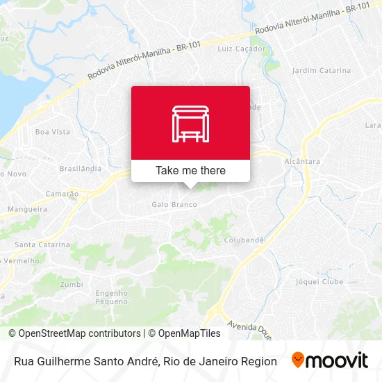 Rua Guilherme Santo André map