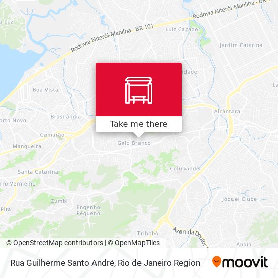 Rua Guilherme Santo André map