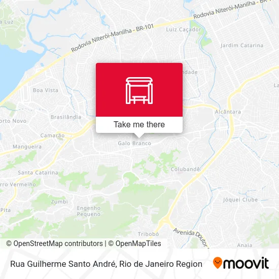 Rua Guilherme Santo André map
