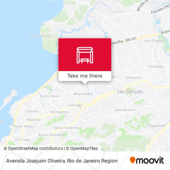 Avenida Joaquim Oliveira map