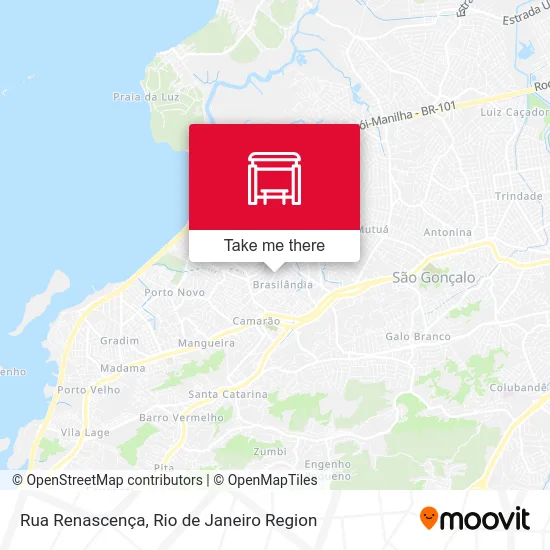 Rua Renascença map