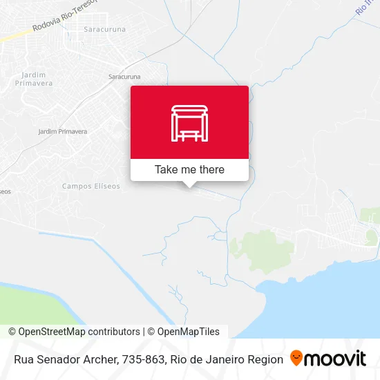 Rua Senador Archer, 735-863 map