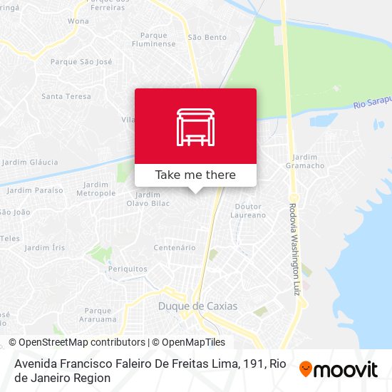 Avenida Francisco Faleiro De Freitas Lima, 191 map