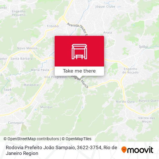 Rodovia Prefeito João Sampaio, 3622-3754 map