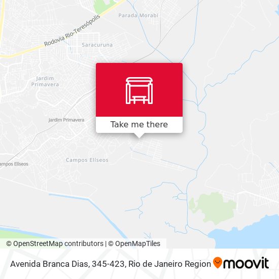 Avenida Branca Dias, 345-423 map