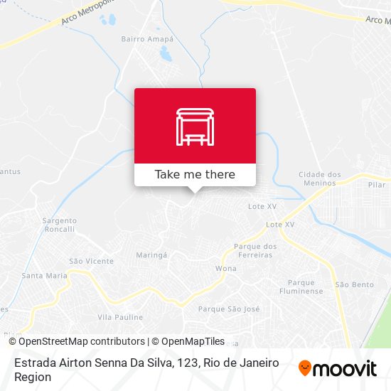 Estrada Airton Senna Da Silva, 123 map