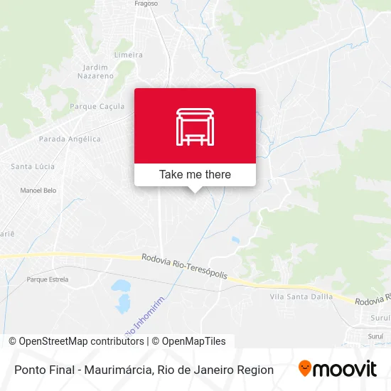 Ponto Final - Maurimárcia map