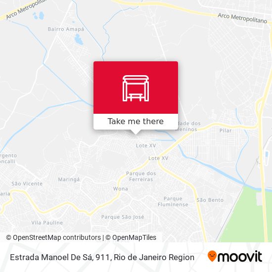 Estrada Manoel De Sá, 911 map