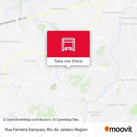 Rua Ferreira Sampaio map
