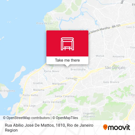 Rua Abílio José De Mattos, 1810 map