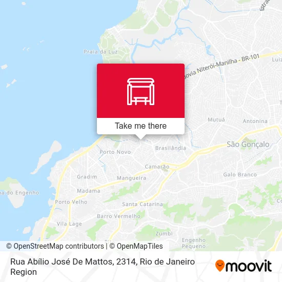 Rua Abílio José De Mattos, 2314 map