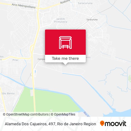 Alameda Dos Cajueiros, 497 map