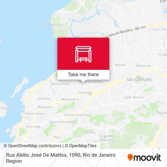 Rua Abílio José De Mattos, 1090 map