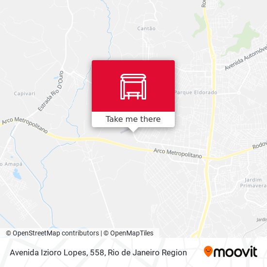 Avenida Izioro Lopes, 558 map