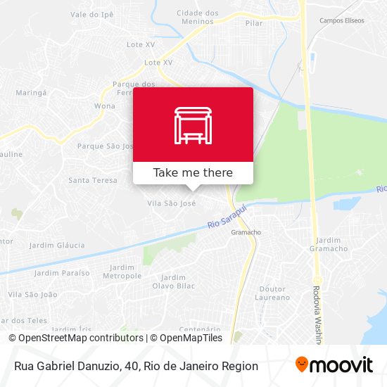 Rua Gabriel Danuzio, 40 map