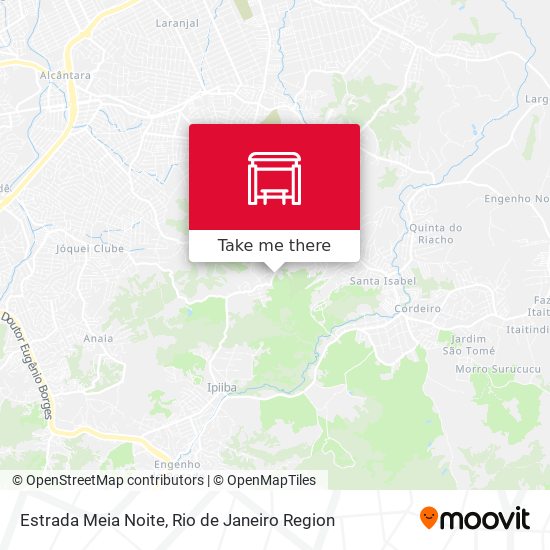 Estrada Meia Noite map