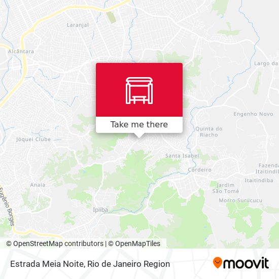 Estrada Meia Noite map