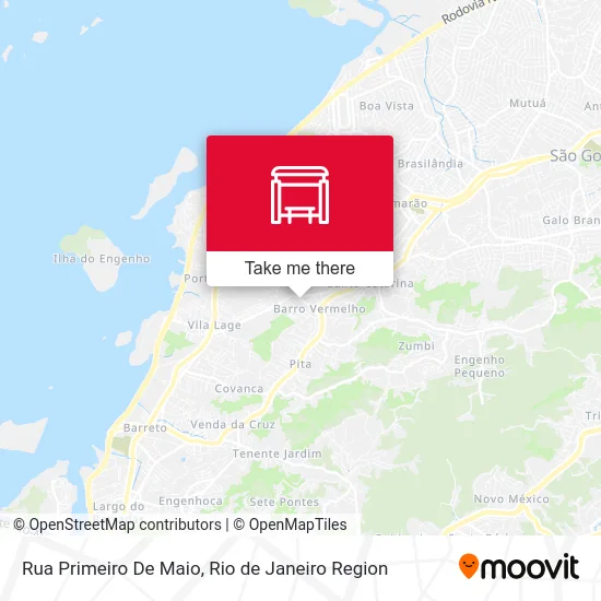 Rua Primeiro De Maio map