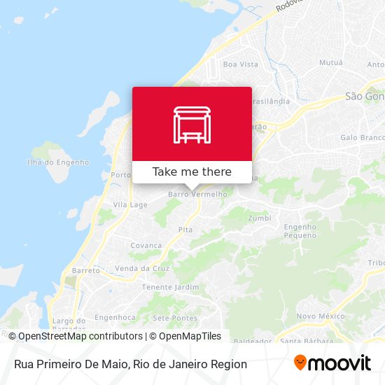 Rua Primeiro De Maio map