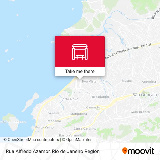 Rua Alfredo Azamor map