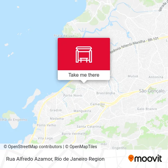 Rua Alfredo Azamor map