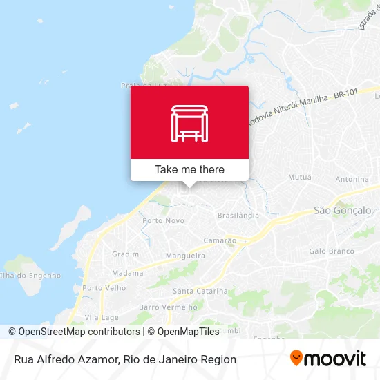 Rua Alfredo Azamor map
